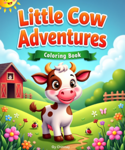 Little Cow Adventures Coloring Book